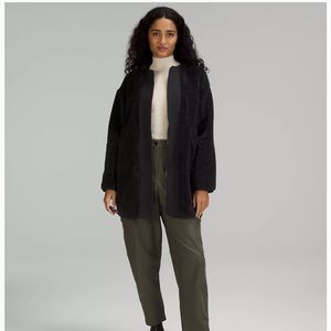 Lululemon Collarless Textured Fleece Full Zip, brand new, size 6